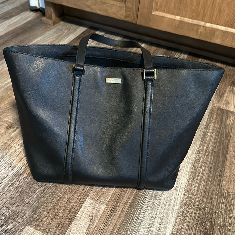 Kate Spade | Black Large Saffiano Leather Tote